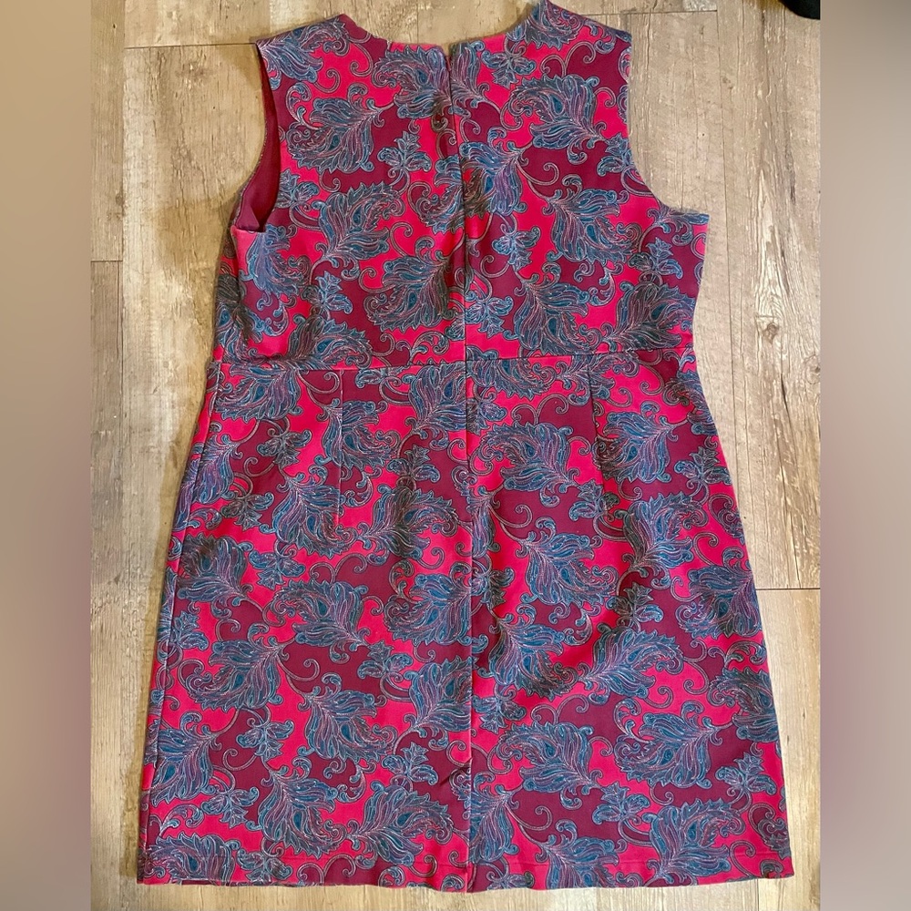 Lands end paisley sleeveless dress